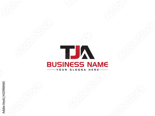 Creative TJA Logo Letter Vector, Colorful TJ Logo Icon Design For Any type of beautiful Business photo