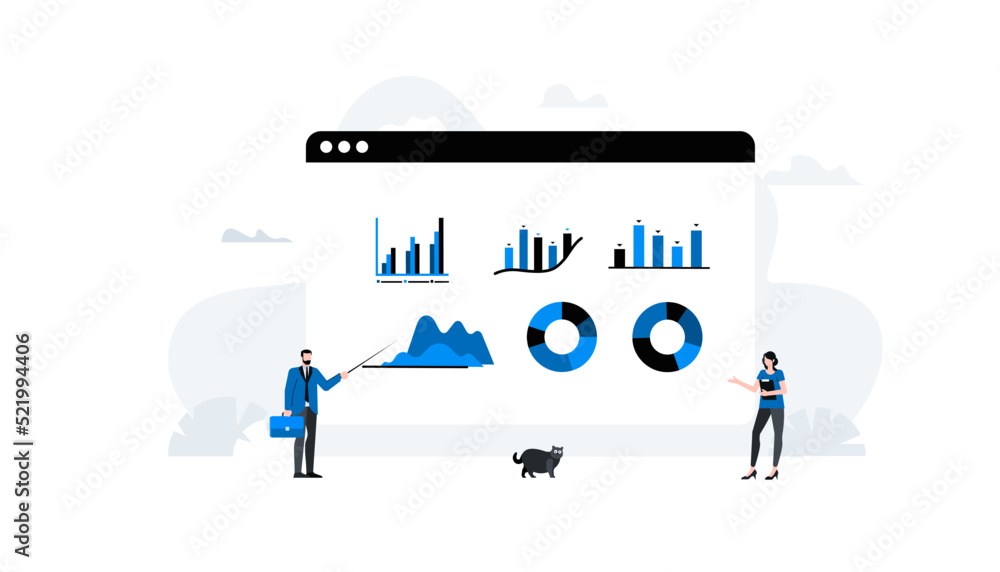 People at abstract browser. Conceptual vector illustration. Animation ready duik friendly vector. People at abstract browser. Conceptual vector illustration. Animation ready duik friendly vector.