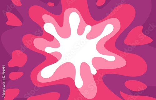 Illustration vector graphic of pink, white and purple splashing 
