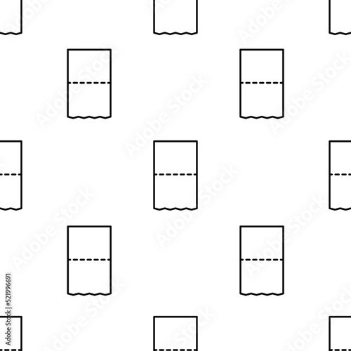 toilet paper icon pattern. Seamless toilet paper pattern on white background.