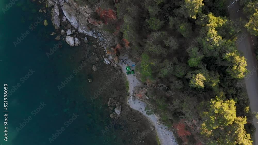 4k Top view of the island of Burgazada in Istanbul - Summer vibes, beach, swimming, holiday 4k Top view of the island of Burgazada in Istanbul - Summer vibes, beach, swimming, holiday