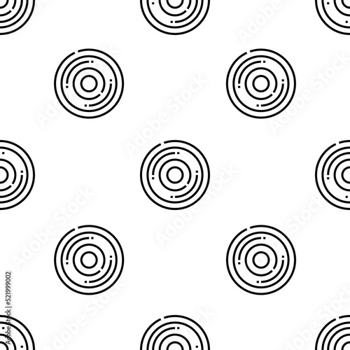 compact disc icon pattern. Seamless compact disc pattern on white background.