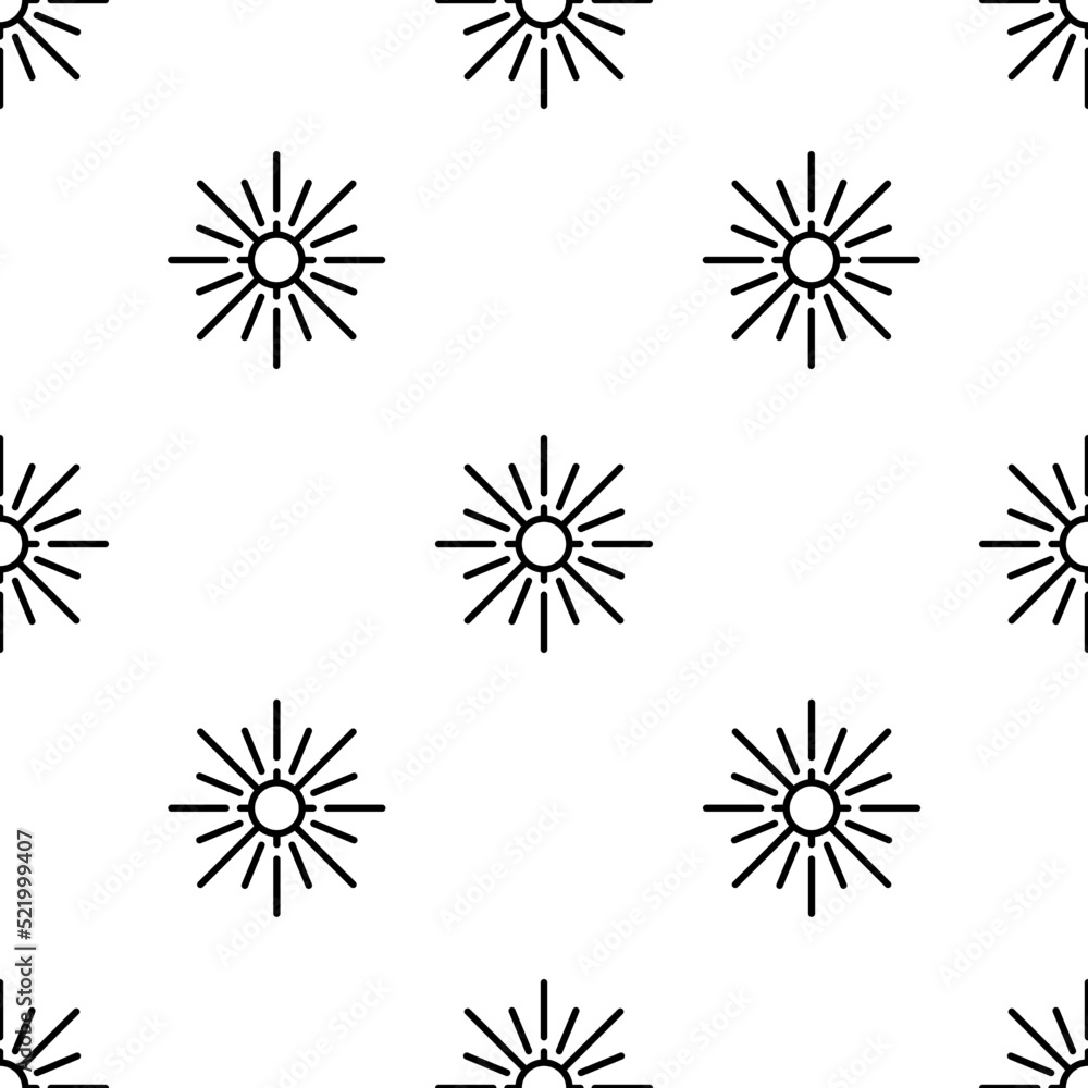 star icon pattern. Seamless star pattern on white background.