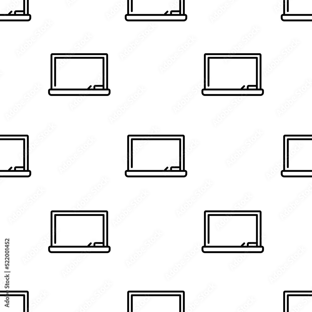 blackboard icon pattern. Seamless blackboard pattern on white background. blackboard icon pattern. Seamless blackboard pattern on white background.