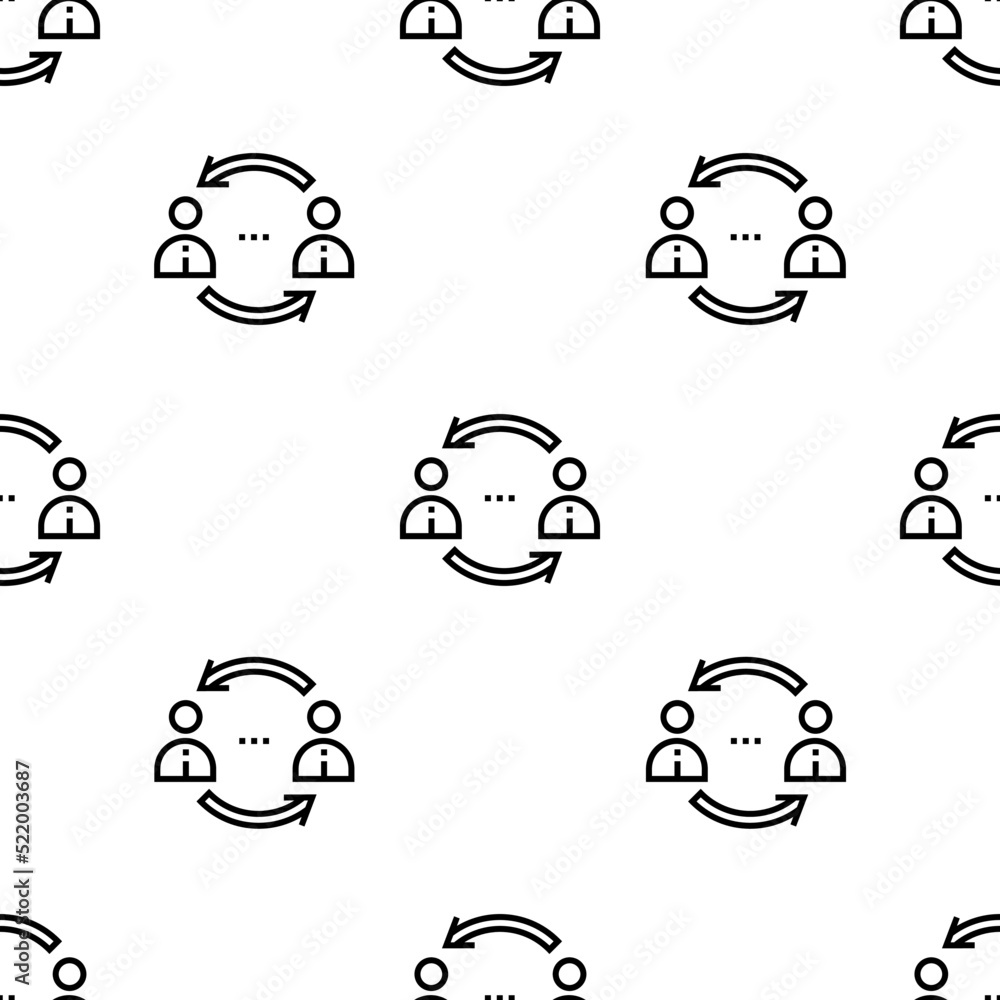 network icon pattern. Seamless network pattern on white background. network icon pattern. Seamless network pattern on white background.