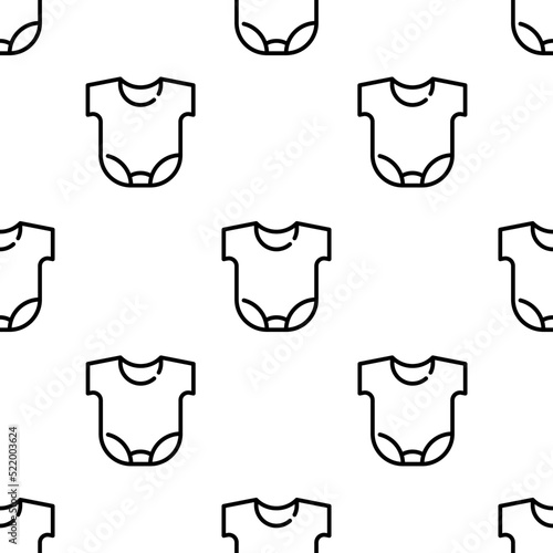 body icon pattern. Seamless body pattern on white background.