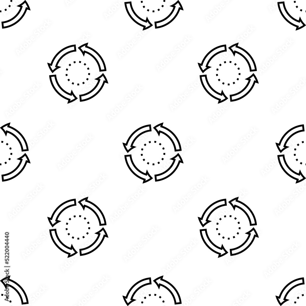 repeat icon pattern. Seamless repeat pattern on white background. repeat icon pattern. Seamless repeat pattern on white background.