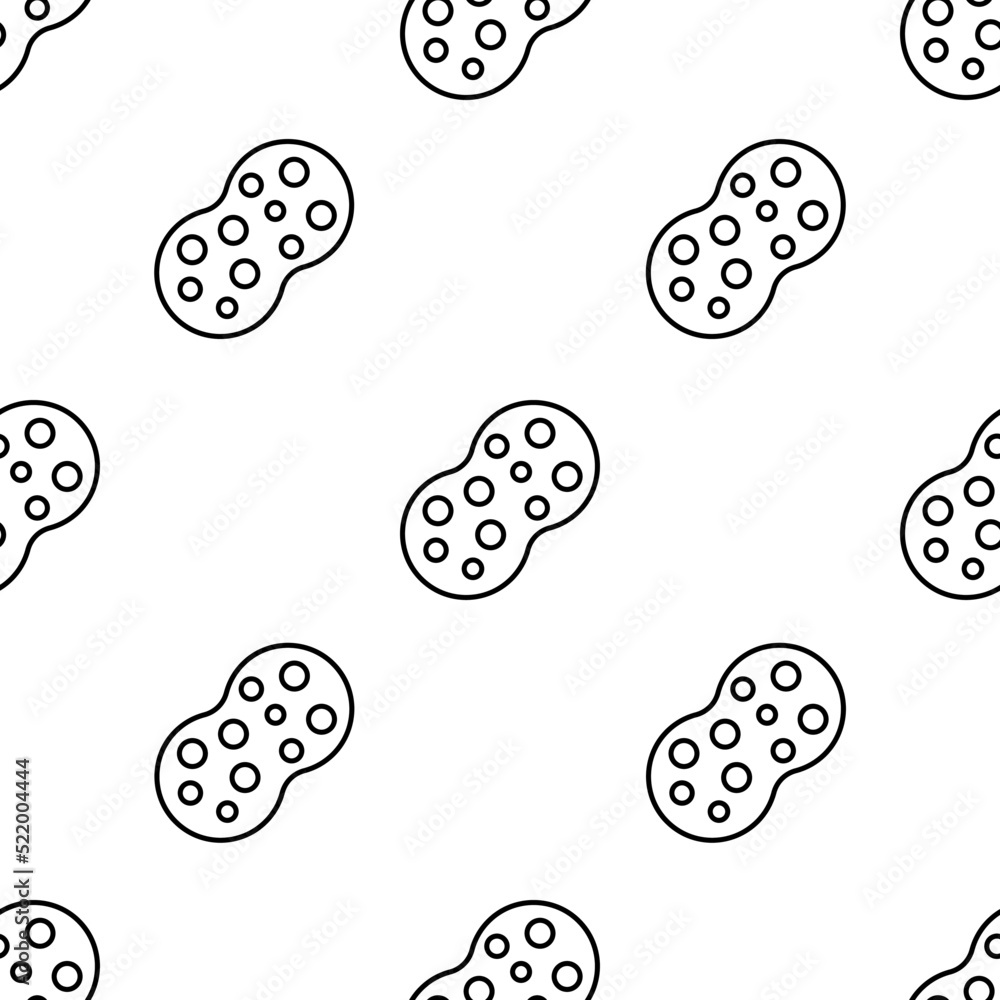 sponge icon pattern. Seamless sponge pattern on white background. sponge icon pattern. Seamless sponge pattern on white background.