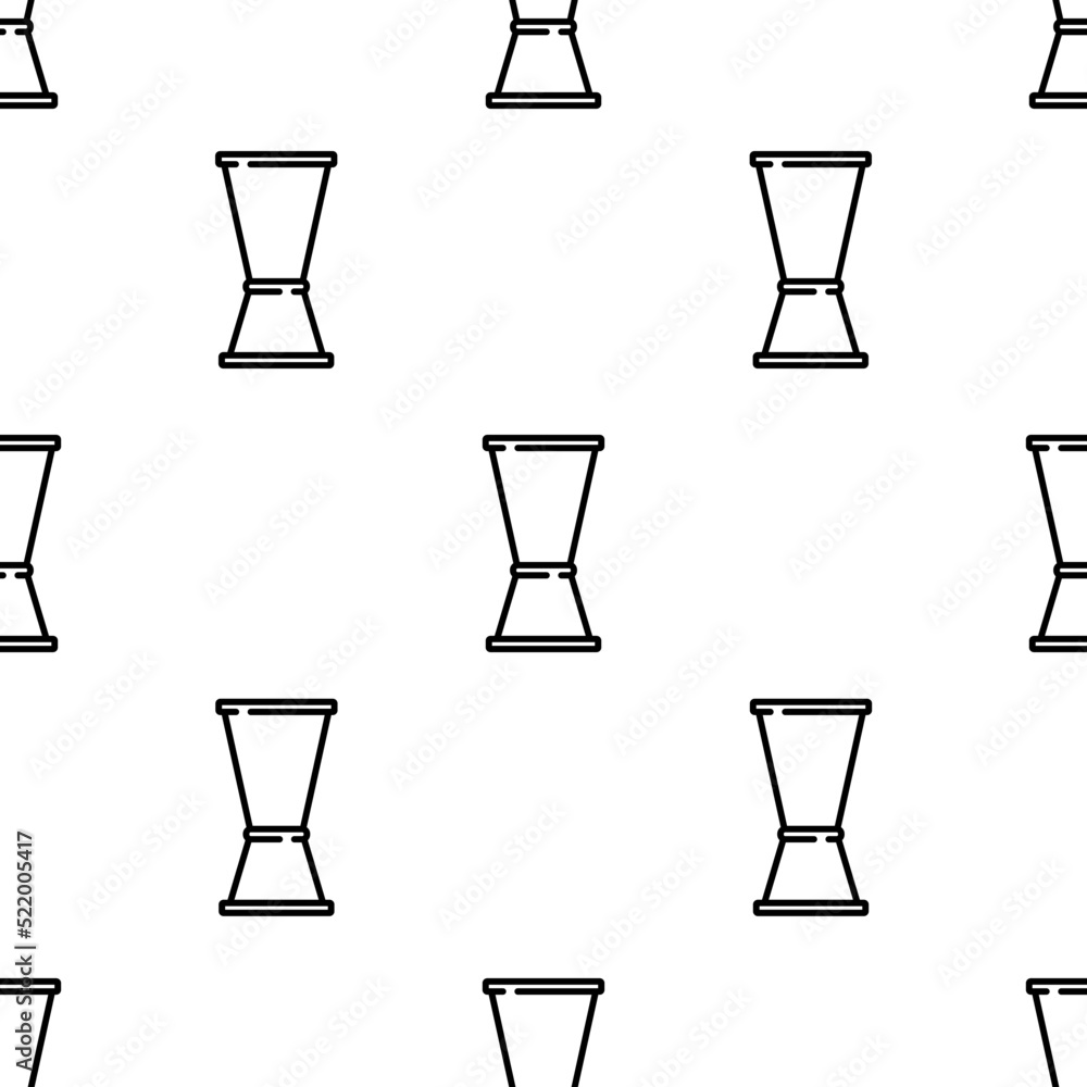 jigger icon pattern. Seamless jigger pattern on white background. jigger icon pattern. Seamless jigger pattern on white background.