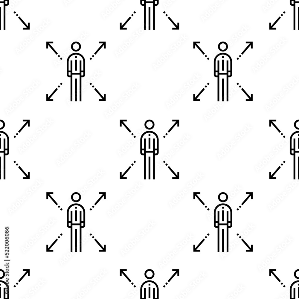 network icon pattern. Seamless network pattern on white background.