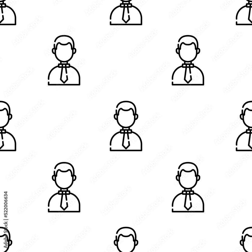 businessman icon pattern. Seamless businessman pattern on white background. businessman icon pattern. Seamless businessman pattern on white background.