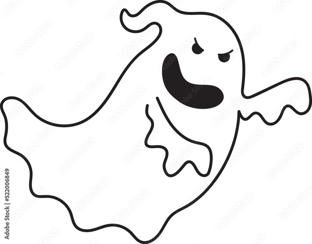 Funny ghost character clipart Funny ghost character clipart