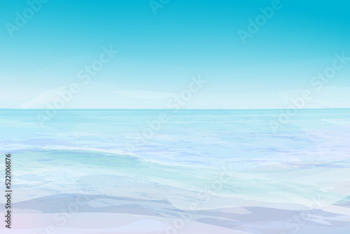 Dead sea, vector watercolor abstract illustration. Minimal and vibrant background suitable for booklets, web, brochures, flyers.