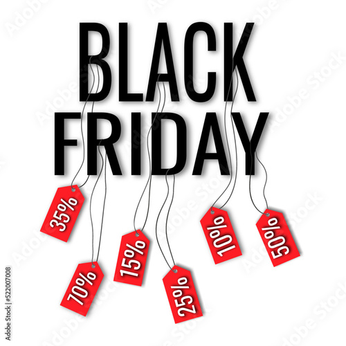 Black friday sale vector banner
