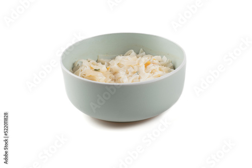 bowl of noodle isolated