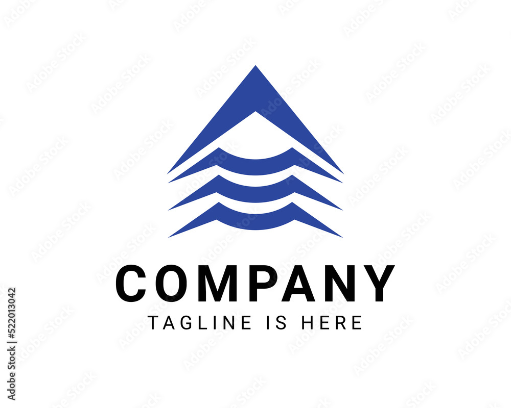 abstract mountain logo design abstract mountain logo design