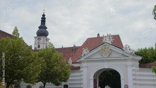 historic city center of Sankt Poelten capital of Lower Austria photo