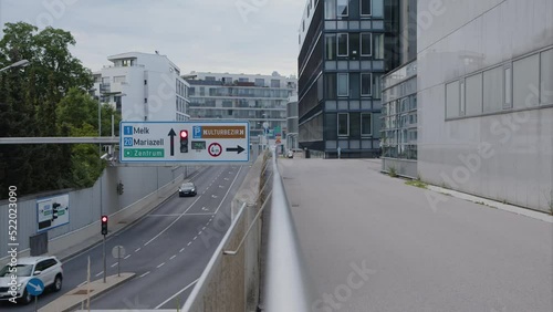 governmental district at Lower Austrian capital Sankt Poelten photo