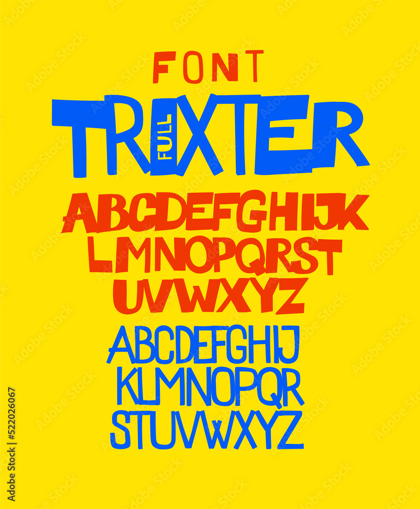 Usual display font for inscriptions. Latin capital letters. Alphabet