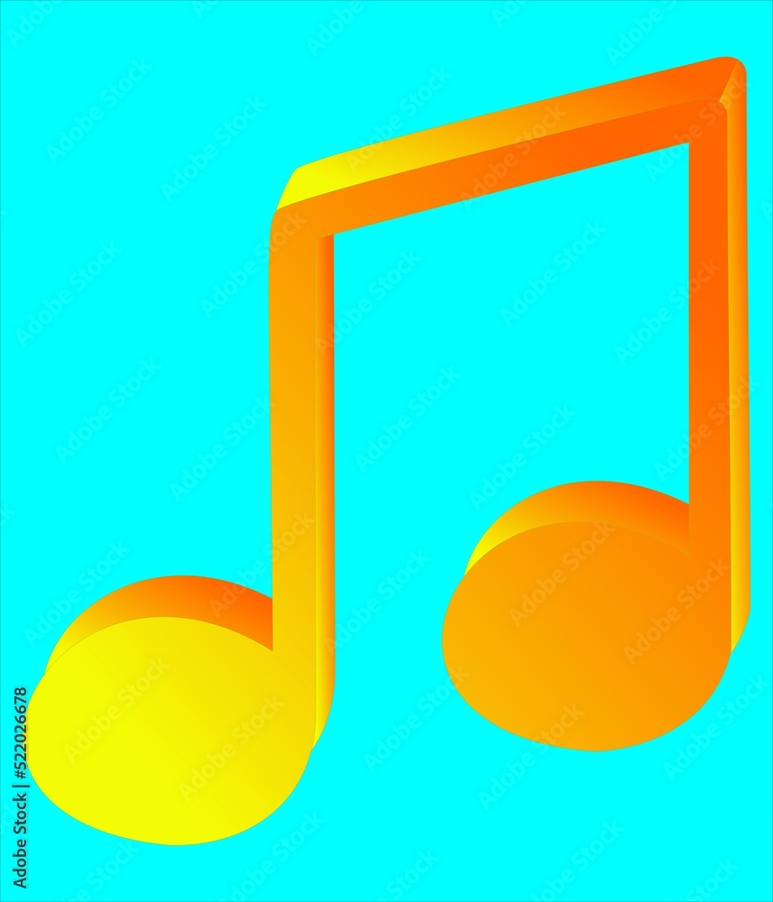 illustration of a musical notes illustration of a musical notes
