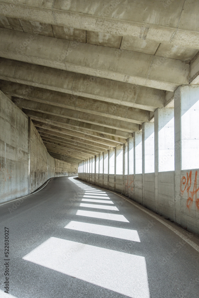 Fototapeta premium Concrete tunnel