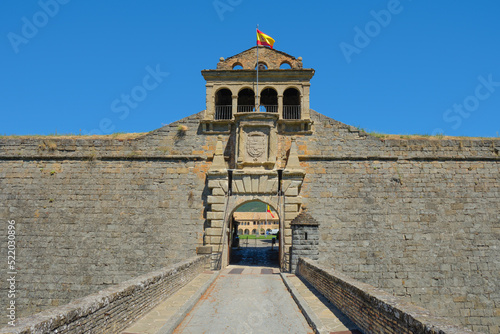 entrance to the Citadel of Jaca, Spain photo