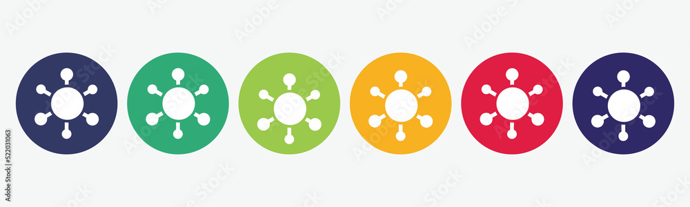 Big set with network icon isolated on white background. Big set with network icon isolated on white background.