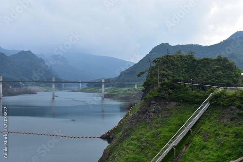 群馬県吾妻郡 八ッ場ダムの風景