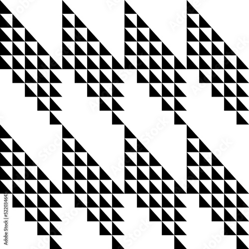 Modern abstract geometric contemporary vector seamless diagonal pattern with simple elements and shapes. Graphic black and white minimalist background.