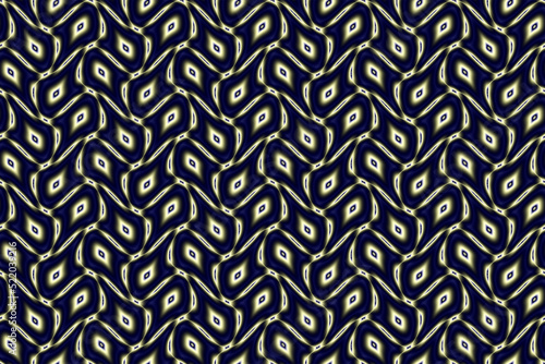 geometric seamless yellow-blue symmetrical abstract mosaic pattern  texture  design