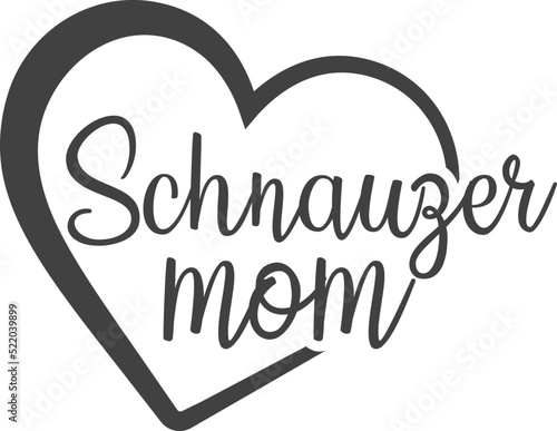 Schnauzer mom. Beagle SVG, Dog Lover SVG, Beagle Dog quotes, Beagle t-shirt design, Dog silhouette SVG, Dog breed SVG, Beagle mom 