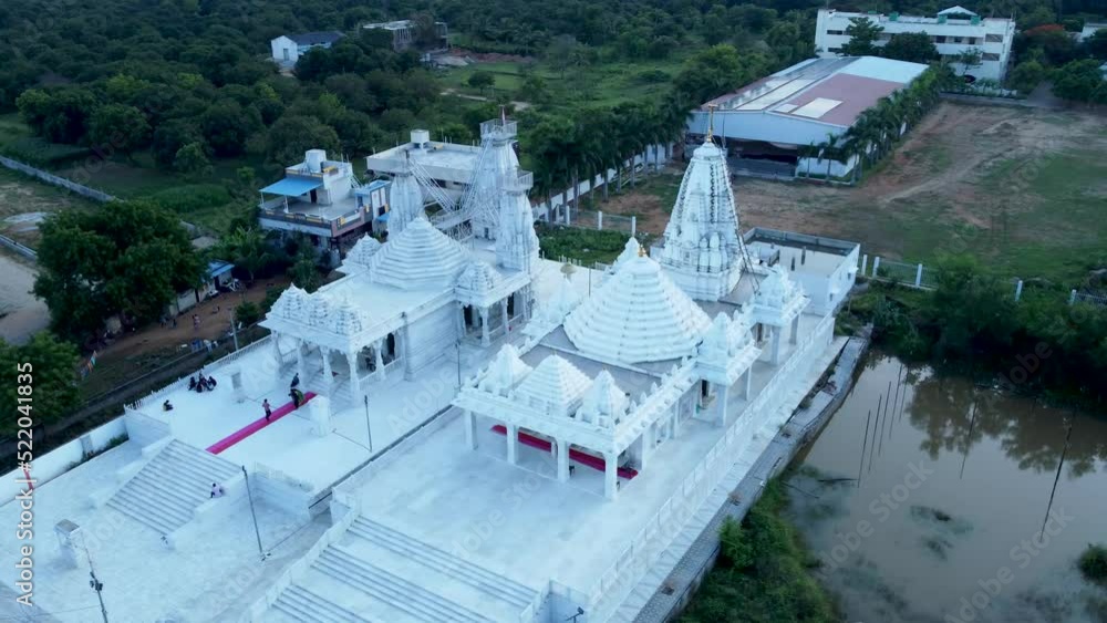 Tirupati, Sri Brahmrishi Ashram, India 8th August 2022: A Drone Shot Of ...