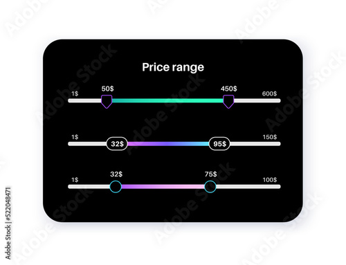 Price range filter