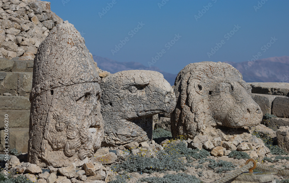 Heads on Mount Nemrut, Turkey