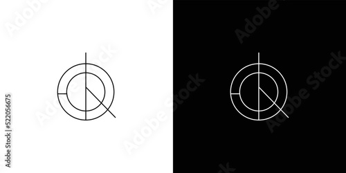 Modern and professional JR initials abstract logo design suitable for architect