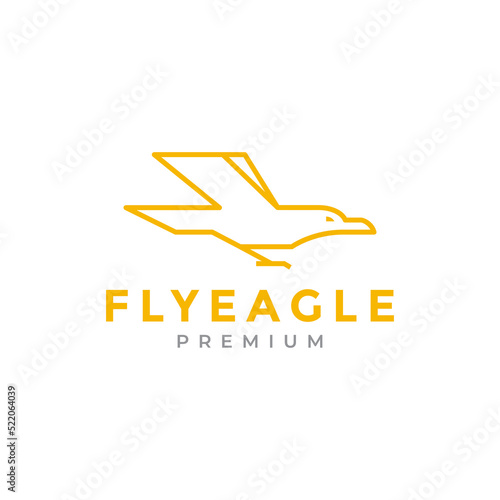 eagle strike logo design modern