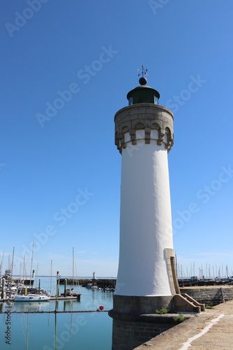 lighthouse on the coast of Port Haliguen 
