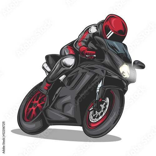 Motorcycle riders. biker club. racing