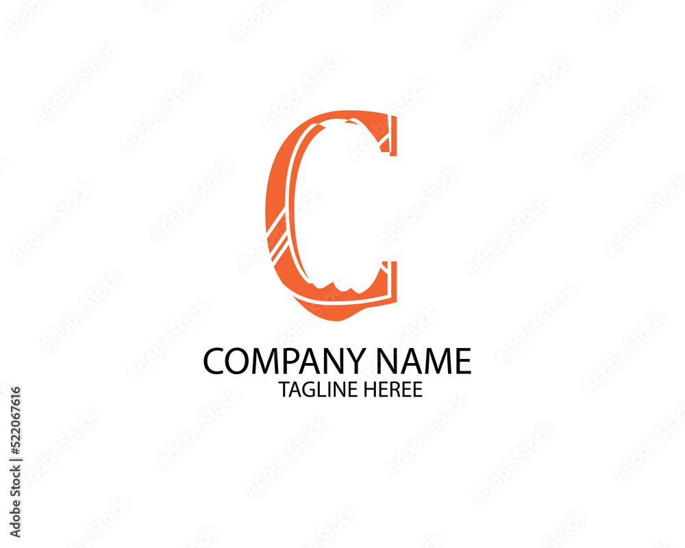 modern and simple logo concept logo shape logo for company gradient color vector file eps 10. C shape text logo for company modern and simple logo concept logo shape logo for company gradient color vector file eps 10. C shape text logo for company