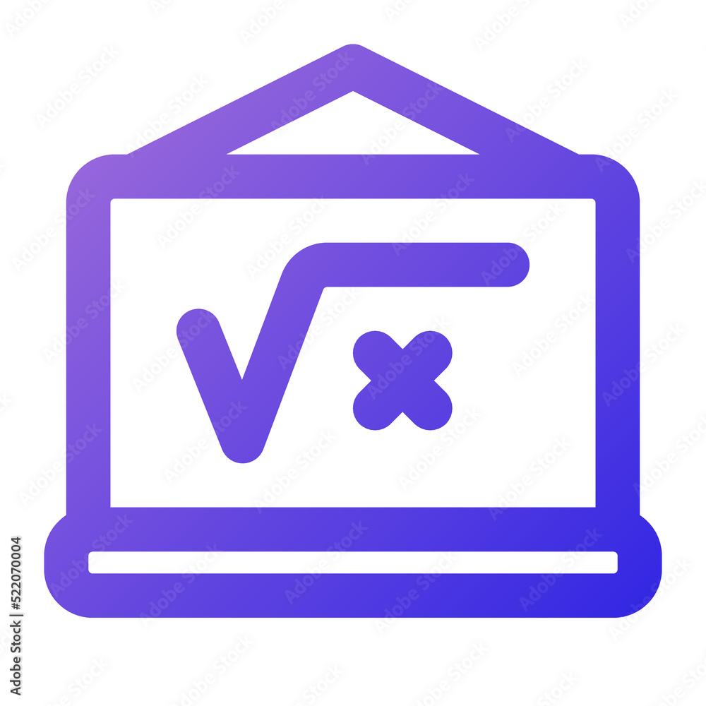 blackboard icon gradient style blackboard icon gradient style