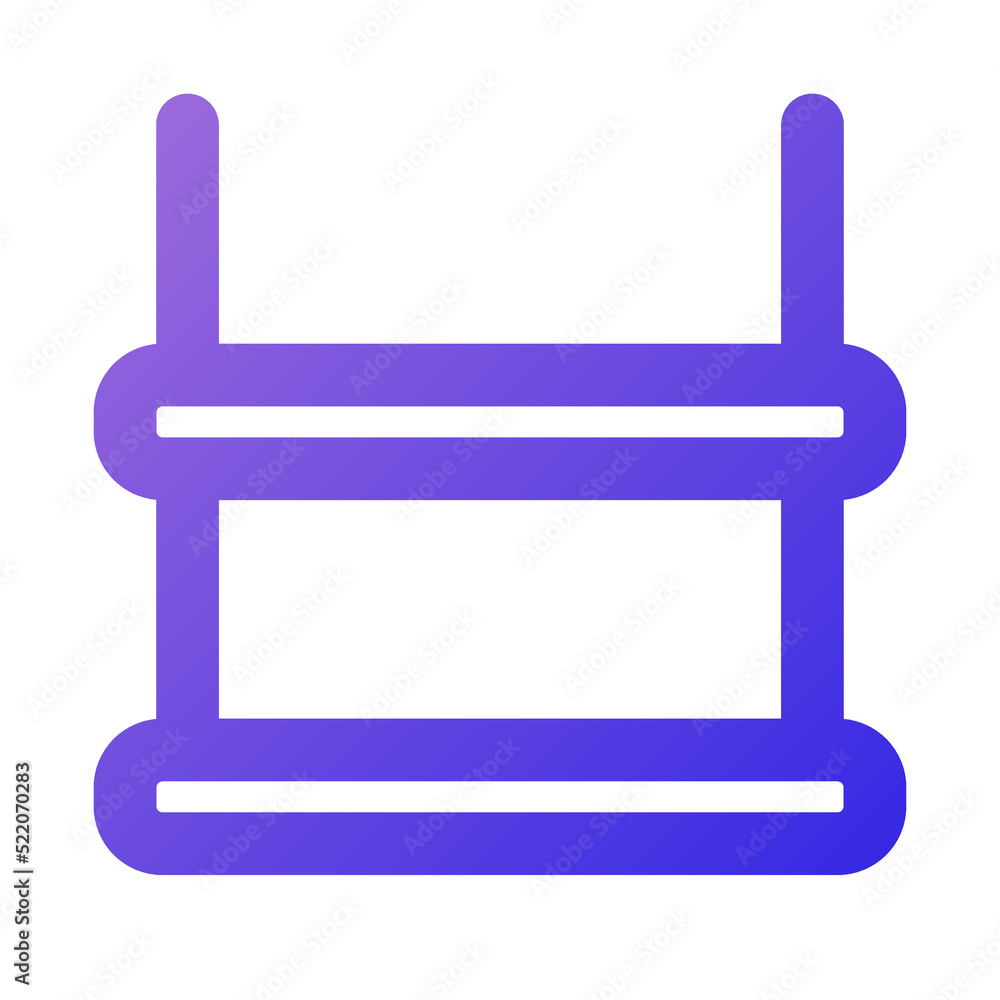 shelves icon gradient style shelves icon gradient style