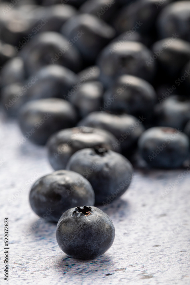 Macro close up of unwashed blueberries. Macro close up of unwashed blueberries.