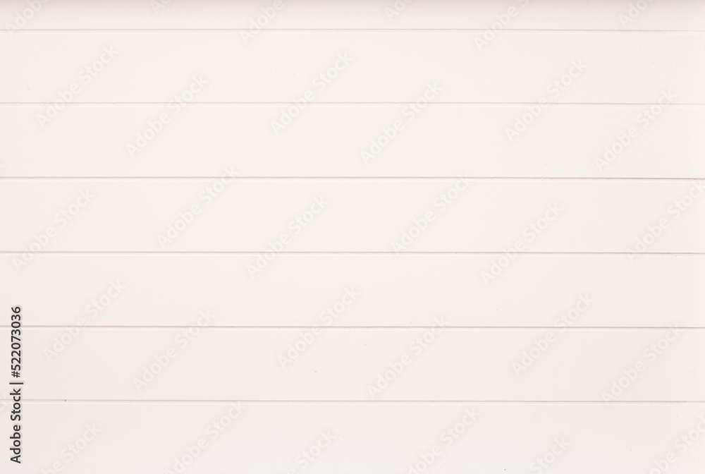Close up to white boards of wood serving tablet