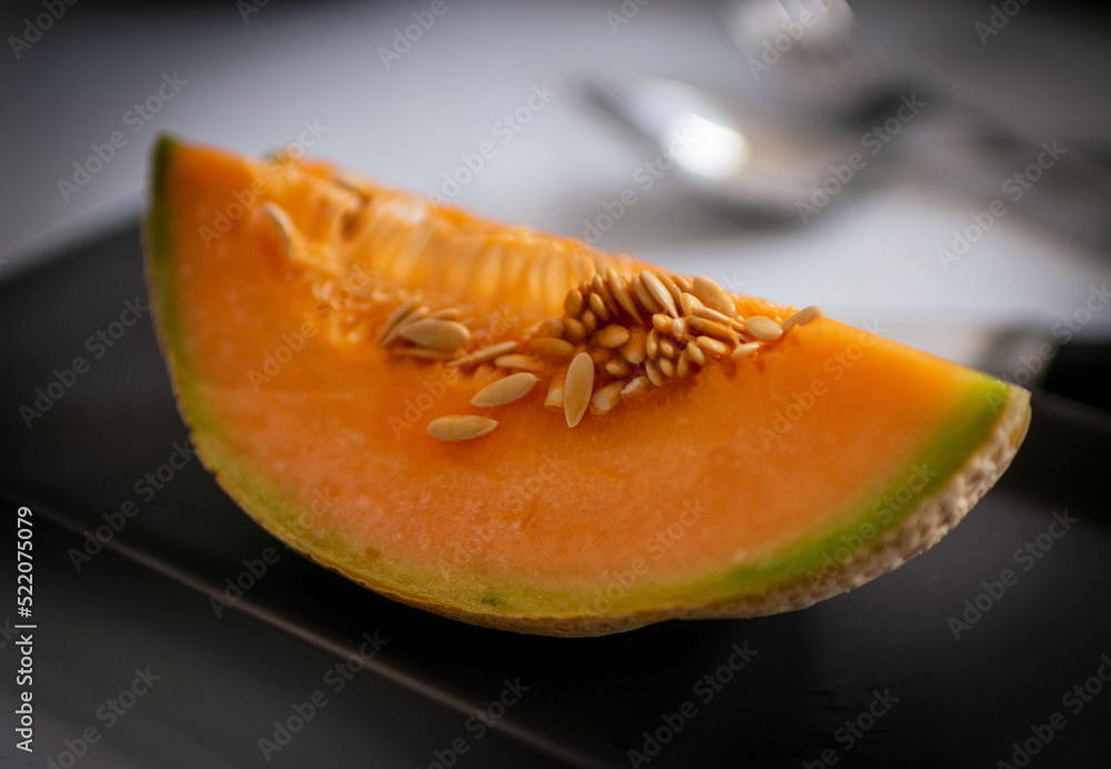 cantaloupe melon slices cantaloupe melon slices