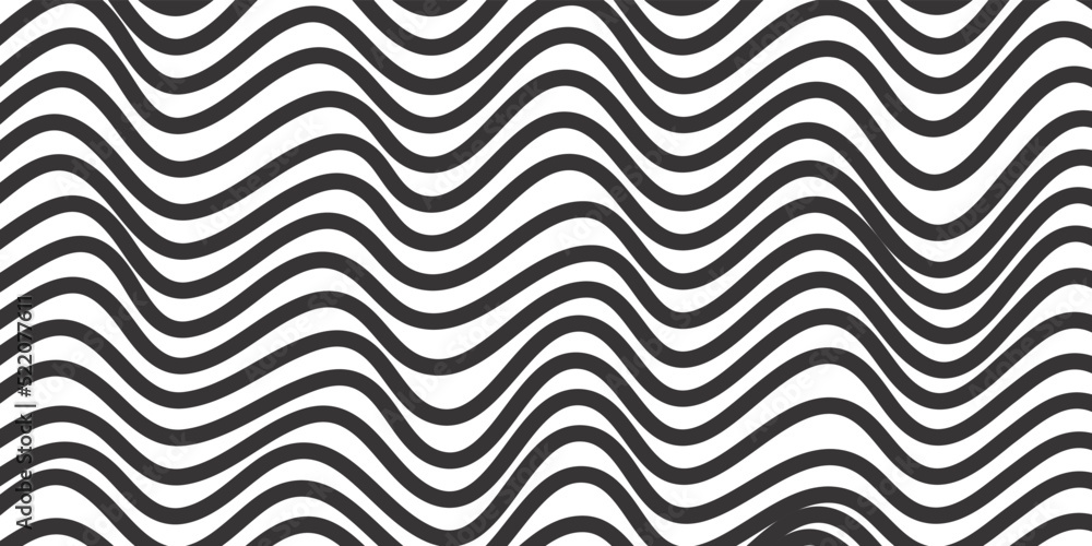 Abstract wavy modern colorful background. Dynamic effect. Black and blue design. Pattern with optical illusion. Vector Illustration. Abstract wavy modern colorful background. Dynamic effect. Black and blue design. Pattern with optical illusion. Vector Illustration.