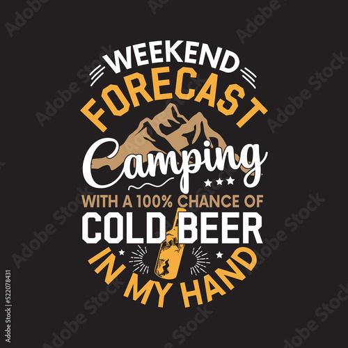 Camping funny Design 