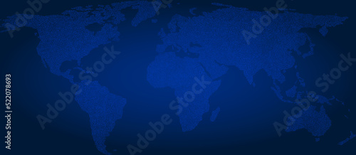 world map seamless vector dot texture individually drawn repeatable organic pattern swatch blue dots on gradient background scalable