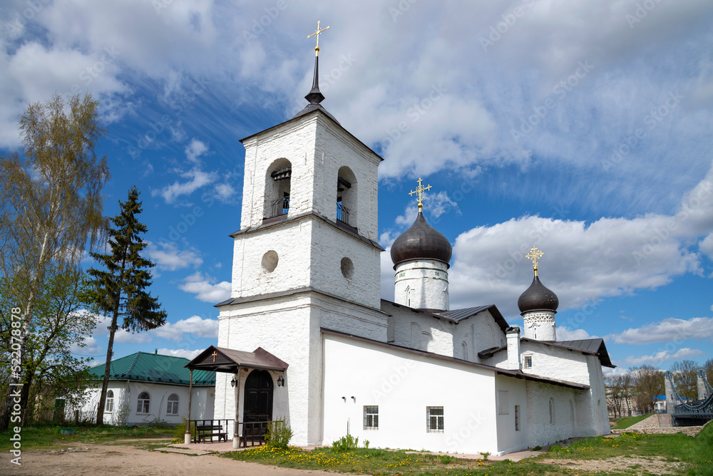 The ancient Church of St. Nicholas the Wonderworker (1543) in the city of Ostrov, Pskov region. Russia