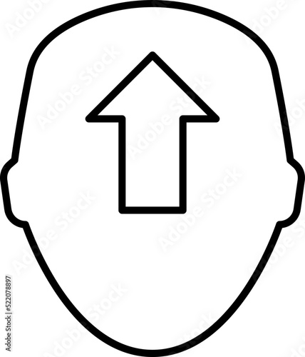 Stress, depression black line silhouette icon isolated on white. Nervous breakdown, heaviness, neurasthenia pictograms collection. Frustration. headache vector.