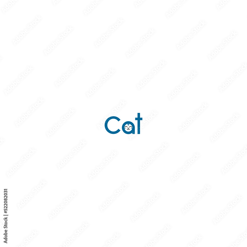 Typographic logo vector illustration. Typographic logo vector illustration.